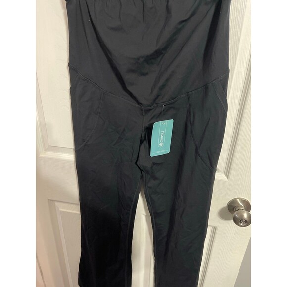 JOYSPELS  Maternity Leggings Black Size L New With Tags - Picture 3 of 10